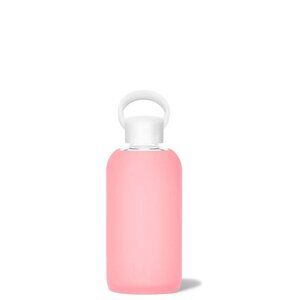 BKR Glass Water Bottle in Rose (Sheer Sugary Warm Pink) 16oz/500ml